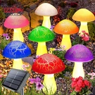 Homeleo 8-PACK Cracked Mushrooms For Garden Decor, Solar Lights Outdoor. Fixed Price $28.26.