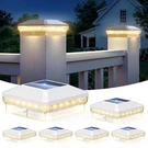 6 Pack 4X4 Solar Post Cap Lights Outdoor, 40 Leds Fence Out.... Fixed Price $64.08.