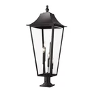 Z-lite Gannon 5LT 42" Outdoor Pier Mount, Black/beveled 5008PHXXLR-533PM-BK. Fixed Price $1048.00.
