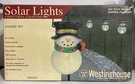 Westinghouse Solar Holiday Lights Outdoor Cordless Snowman Open Box Lot Of 4. Fixed Price $19.99.