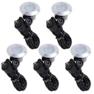 5PC Deck Garden Malls Landscape Warm White Led Lights Low Voltage Waterproof. Fixed Price $33.90.