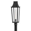 Hinkley Lighting Georgetown 1LT 9" Outdoor Post Top Lantern, Black - 28891BK. Fixed Price $299.00.