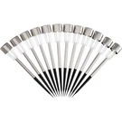 12 Pack Solar Outdoor Led Path Lights Stainless Steel Pure Garden 50-LG1067. Fixed Price $19.99.