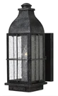 Nos Hinkley Bingham Outdoor Wall Mount Lantern Seedy Glass 2040GS Caged. Fixed Price $129.00.