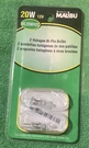 Malibu Bi-pin Halogen Low Voltage Landscape Light Bulbs (ML20WH2C) New. Fixed Price $18.90.