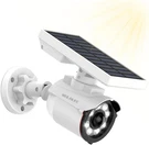 Weilailife Solar Motion Sensor Outdoor Led Floodlight Fake Camera White. Fixed Price $26.59.