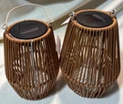 Hpc Decor Waterproof Solar Lanterns For Outdoor Garden And Patio, 2 Pack New. Fixed Price $13.93.