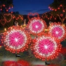 4 Pack Solar Firework Lights 180 Led Modes Waterproof Garden Stake Decor. Fixed Price $45.58.