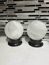 Pair Of Progress Lighting P3401-20 Outdoor Wall Globe Lights Antique Bronze. Fixed Price $45.50.