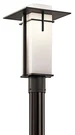 Caterham - Light Outdoor Post Lantern With Contemporary Inspirations 16.75. Fixed Price $454.99.