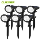 8PCS Solar Spot Lights 10LED Outdoor Garden Pathway Adjustable Landscape Lamps. Fixed Price $35.99.