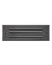 Satin Black Led Flush Step Light From The Louvered Brick Collection. Fixed Price $229.00.