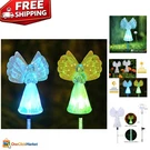 Eco-friendly Color Changing Solar Angel Lights Perfect Garden & Memorial Gift. Fixed Price $31.49.