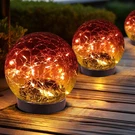 Jkimk Globe Lights Outdoor Waterproofsolar Balls For Gardencracked Glas.... Fixed Price $18.39.