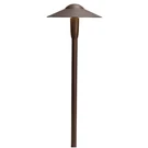 Kichler Led Dome Path Light 2700K, Textured Architectural Bronze - 15810AZT27R. Fixed Price $224.99.