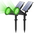 T-sun Green Solar Spotlights, Outdoor, 2 Pack,. Fixed Price $59.92.