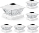 Solar Post Cap Lights Outdoor 6 Pack, 2 Mode Bright Fence. Fixed Price $55.50.