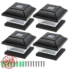Sunwind Solar Post Cap Lights Black 4 Pack. Fixed Price $40.99.