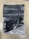 Hampton Bay Solar Light Replacement Ground Stakes W/ Adapters 4 Pack New. Fixed Price $11.99.