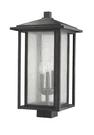 Z-lite 554PHXLS Black Aspen 3-LIGHT 20-7/8"H Outdoor Single Head Post. Fixed Price $269.99.