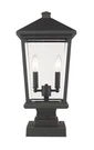 Z-lite 568PHBS-SQPM Bronze Beacon 2-LIGHT 23"H Outdoor Pier Mount Post. Fixed Price $464.00.