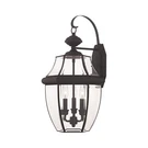 Monterey - 3 Light Outdoor Wall Lantern Traditional Style 12.5 Inches Wide. Fixed Price $335.96.