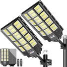 Loyoele 9000W Solar Street Lights Outdoor 240000 Lumens Flood Wit.... Fixed Price $320.89.