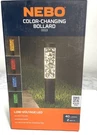Nebo Color Changing Bollard - Low Voltage 2W Led 1 Pack Landscaping Lights. Fixed Price $25.00.