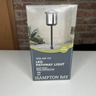 Hampton Bay Low Voltage Led Pathway Black Finish Bubble Glass 1006 684 110 New. Fixed Price $21.88.