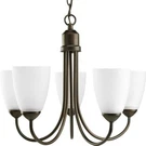 Progress Lighting, 5 21" Wide Chandelier, Antique Bronze. Fixed Price $59.99.