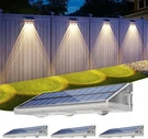 Yilaie Solar Fence Lights 4 Pack IP67 3 Modes For Outside Wall. Fixed Price $31.96.