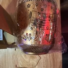 Aitenisen Solar Powered Gold Metal Waterproof Hanging Lantern Garden Decor. Fixed Price $20.00.