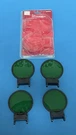 Home Accents Holiday - Green Landscape Light Lens 4 Pack Indoor / Outdoor. Fixed Price $19.99.