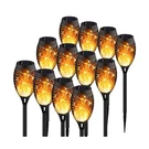 Kyekio Upgraded 12PACK Torches, Solar Outdoor Lights, 12LED Light.... Fixed Price $45.09.