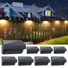Aulanto Solar Fence Lights 8 PACK-PLUS,100 Lumen Big Outdoor IP65. Fixed Price $84.99.