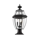 Z-lite Westover Light 22" Outdoor Pier Mount, Black/beveled 580PHB-533PM-BK. Fixed Price $298.35.