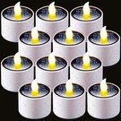 12PACK Flameless Led Solar Tea Lights Outdoor Waterproof Flickering Candles Lamp. Fixed Price $28.99.