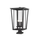 Z-lite 4 Light Outdoor Pier Mounted Fixture. Fixed Price $1540.00.