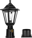 Dusk To Dawn Sensor Outdoor Post Light, Waterproof Pole Lantern With Pier Mount. Fixed Price $51.95.