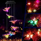 Epicgadget Solar Butterfly Wind Chime Color Purple Wing Tip. Fixed Price $22.99.