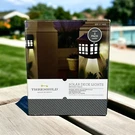 Threshold Solar Led Deck Lights 4.5"X 3.5"X 2.5" Bronze. Fixed Price $18.25.