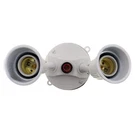 Thomas & Betts CS902WH Red Dot Floodlight Kit With Photocell, White, 120V. Fixed Price $29.50.