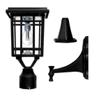 Gama Sonic Prairie Bulb Lamp Outdoor Solar Light Fixture, Pole,pier, & Wall. Fixed Price $110.34.