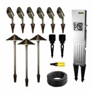 Volt Landscape Lighting 9-PIECE Path Area Brass Led Starter VOL-CKIT1. Fixed Price $809.99.