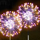 Jjgoo Solar Firework Lights, 2 Pack 150 Leds Lighting Modes Outdo. Fixed Price $16.94.