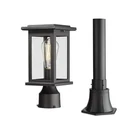 Hwh Investment Outdoor Post Light Fixture Bundle With Pole. Fixed Price $122.57.