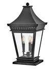 Hinkley Lighting 27097 Chapel Hill 3 24" Tall Post - Black. Fixed Price $679.00.