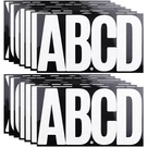 Inch Large White Letters Stickers, 76 Pieces Self Adhesive Alphabet Sticker.... Fixed Price $15.76.