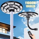 Lineba 11000W Commercial Super Large Solar Street Lights Outdoor Dusk To Dawn. Fixed Price $129.39.
