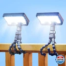 Thumok Motion Sensor Outdoor Lights With Flexible Octopus Tripod - 600LM Solar. Fixed Price $71.65.